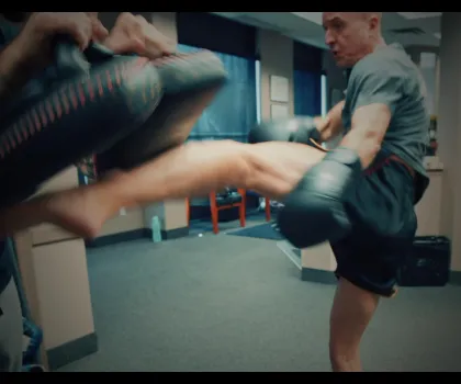 Dr Lane kickboxing